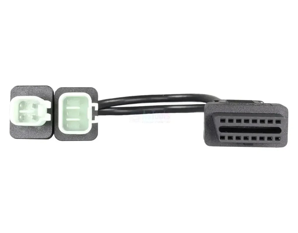 OBDSTAR (M005) | Kawasaki 4+6-pins OBD – 16-pins OBD2 Verloopkabel | Motorfiets