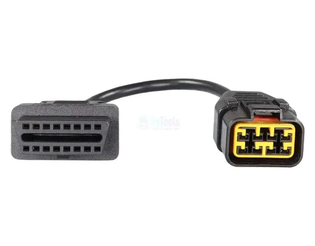 OBDSTAR (M011) | Kawasaki 8-pins OBD – 16-pins OBD2 Verloopkabel | Motorfiets