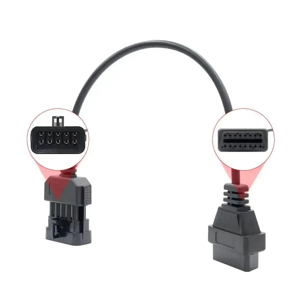 Opel 10-pins OBD1 – 16-pins OBD2 Verloopkabel | Personenauto