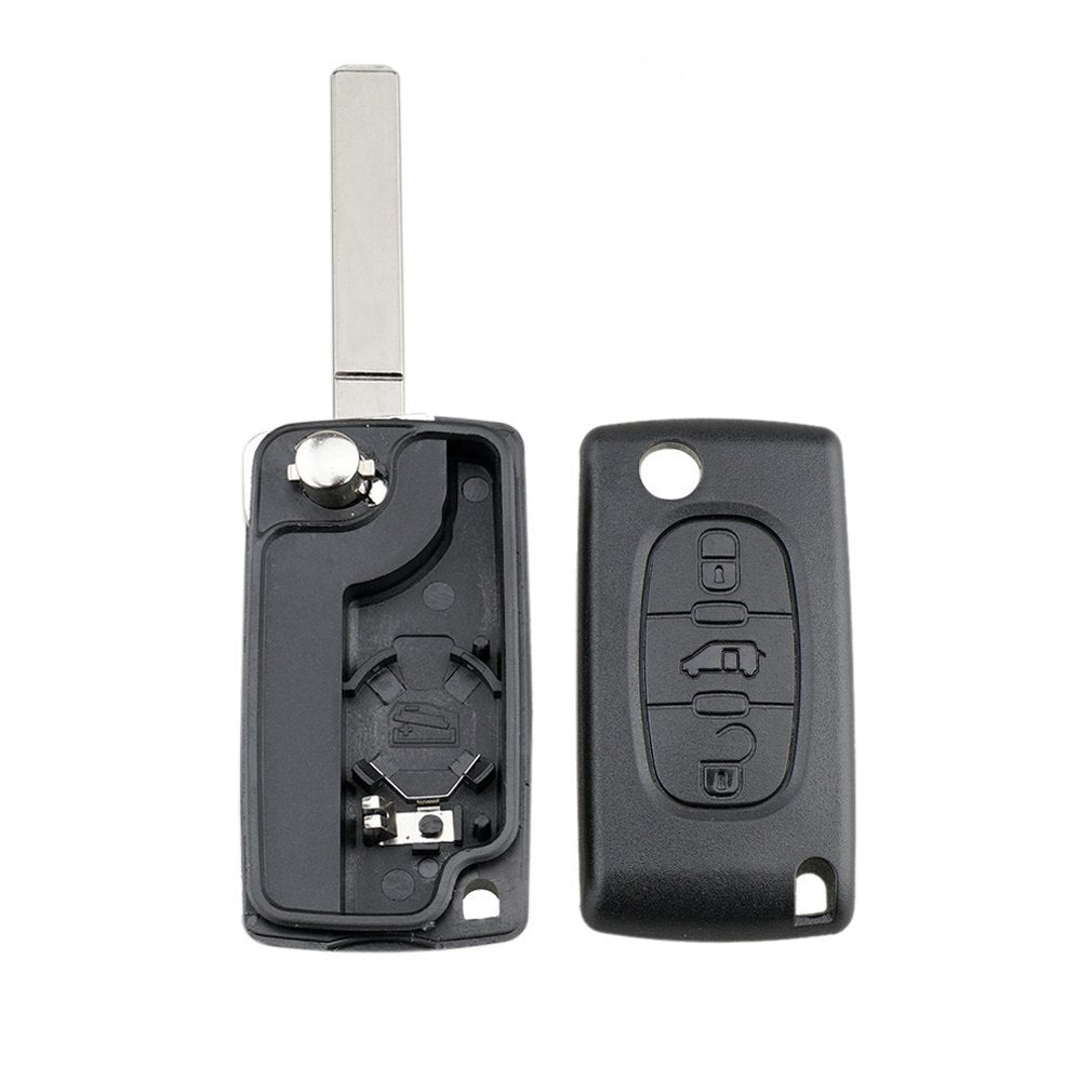 Peugeot Partner / Citroën Berlingo 3-Button Remote Key Housing – Shell Only