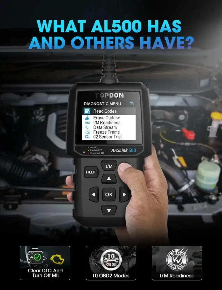 Topdon ArtiLink AL500 | Foutcodelezer | Auto