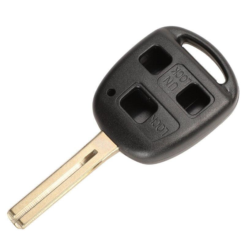 Toyota Sleutelbehuizing – 3 Knoppen – Sleutelblad TOY48